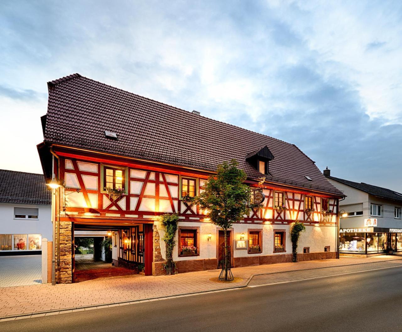 Landgasthof Hirsch Remchingen Exterior foto